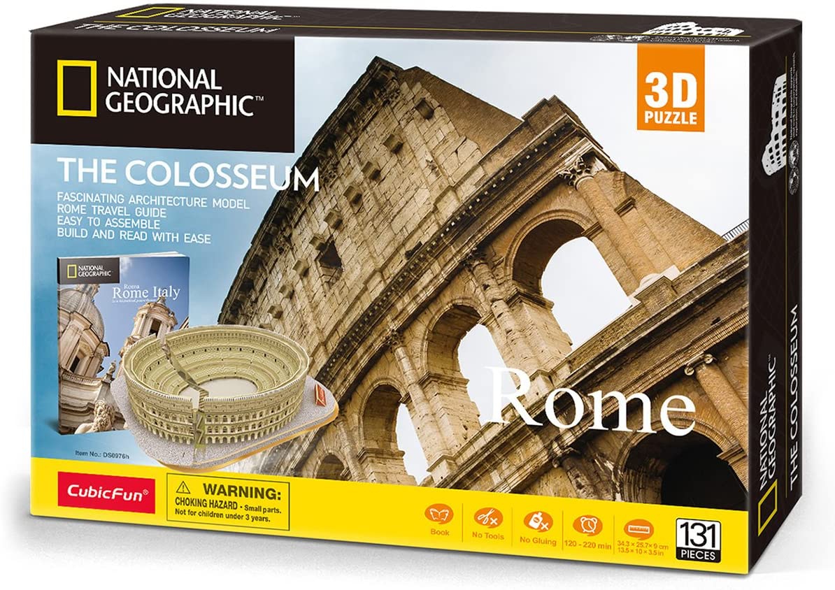 [CubicFun] Rome Colosseum 3D Model - Bin3aiah Travel