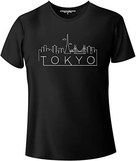 Tokyo Skyline T-Shirt Black